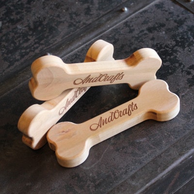 【＆CRAFTS】ドッグトイ-bone- M