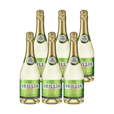 スパークリングワイン「ブリリア　白」720ml 6本セット