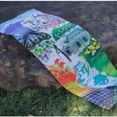 ぐらいん手ぬぐい「うつくし山梨市・紅葉の西沢渓谷・徳和」計3枚