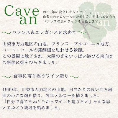 Cave an MANRIKI Rouge 万力ルージュ