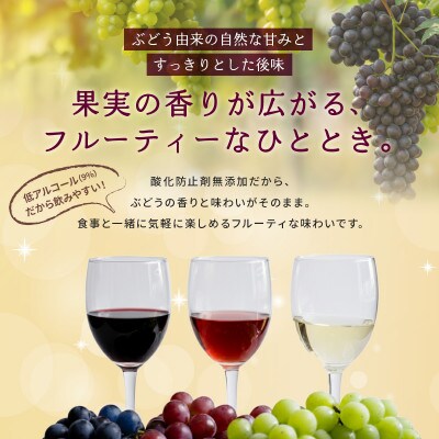 ワイン 酸化防止剤無添加のやさしいワイン 濃い赤 紙パック 1.8L 6本 セット