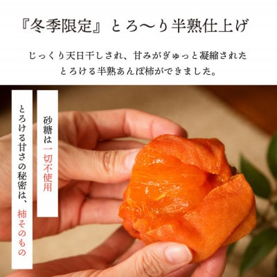 【2026年11月より発送】特選 山梨産 あんぽ柿 「蜜まる」 4個入