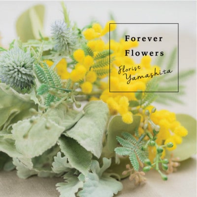 ミモザのスワッグ。アーティフィシャルフラワー