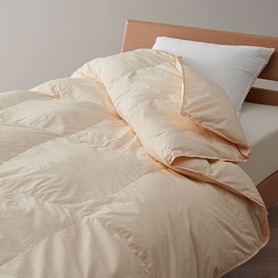 【甲州羽毛ふとん】洗える羽毛肌掛けふとん(ダブル)18