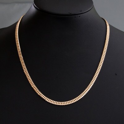 K18喜平6面Wネックレス30g【長さ50cm・幅4.7mm・厚さ1.5mm】【配送不可地域：沖縄県】