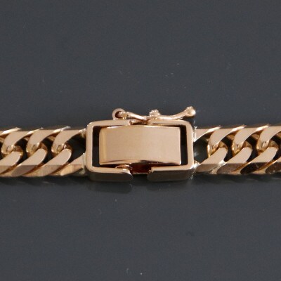 K18喜平6面Wネックレス50g【長さ60cm・幅5.4mm・厚さ2.0mm】【配送不可地域：沖縄県】