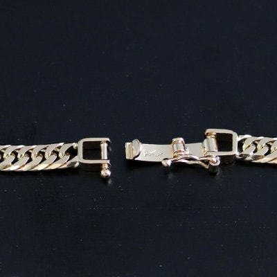 K18喜平6面Wブレスレット10g 長さ18cm・幅4.2mm・厚さ1.6mm【配送不可地域：沖縄県】