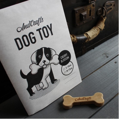 【＆CRAFTS】ドッグトイ-bone- M