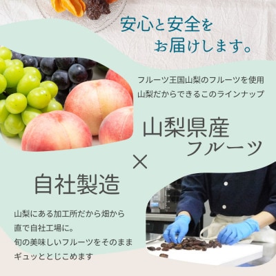 国産大粒レーズンと桃、柿などの山梨産ドライフルーツ詰め合わせ 80g 無添加、砂糖不使用