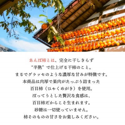 【2026年11月より発送】特選 山梨産 あんぽ柿 「蜜まる」 4個入