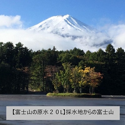 【毎月定期便】富士山の原水 バナジウム天然水20L×1箱 全2回