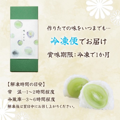 【2026年先行受付】山梨県産シャインマスカットのフルーツ大福「雪みどり」10個入 皇室献上菓匠【配送不可地域：離島】