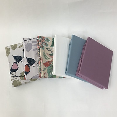 甲州羽毛本掛けふとん1枚　二層キルト　アイダーダウン95%　ブルー　(シングル)4