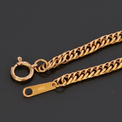 K24純金喜平ブレスレット【6面W・18cm】【配送不可地域：沖縄県】