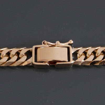 K18喜平6面Wネックレス50g【長さ50cm・幅6.0mm・厚さ2.1mm】【配送不可地域：沖縄県】