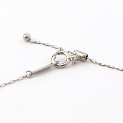 プラチナ黒蝶真珠ペンダント【ダイヤ0.05】【配送不可地域：沖縄県】