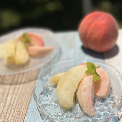 「2026年先行受付」三十屋こだわり桃【3個入 1kg以上】【配送不可地域：離島・沖縄県】