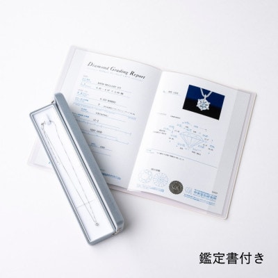 プラチナ最上等級【Dカラー】大粒ダイヤモンドネックレス 0.3ct UP 爪留め【配送不可地域：沖縄県】