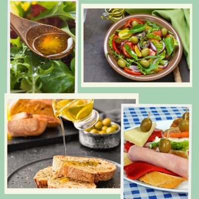 山梨 はぎふる　≪自社農園産≫手摘みオリーブオイル と ≪自家製≫オリーブ塩漬けのセット