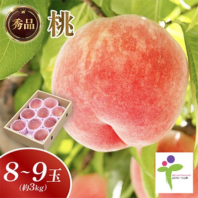 もも(8～9玉)/80【配送不可地域：離島】