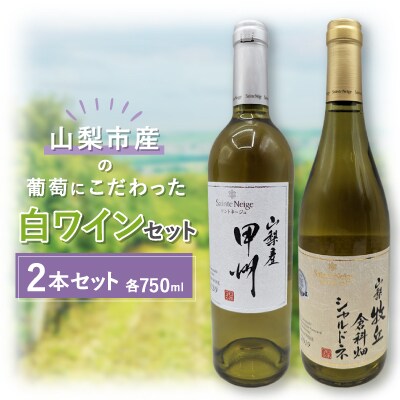 【山梨市産】白ワインセット(2)