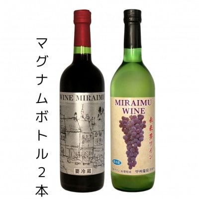未来夢ワイナリー　ナチュラルワイン　甲州＆ヤマゾービニオン 2本