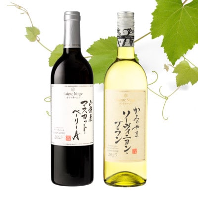 サントネージュが贈るマスカット・ベーリーA/ソーヴィニヨン・ブラン赤白 計2本セット