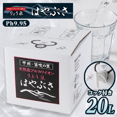 【毎月定期便】りょう泉はやぶさ　バックインボックス(20L/コック付)全6回