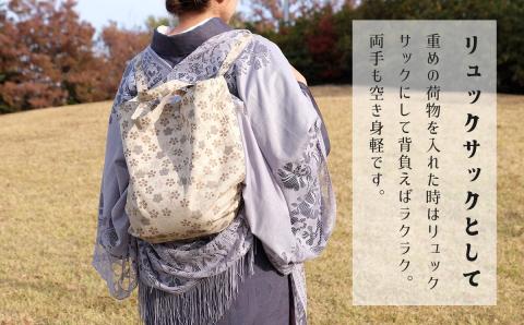 大月織物を使用した2wayリュックサック