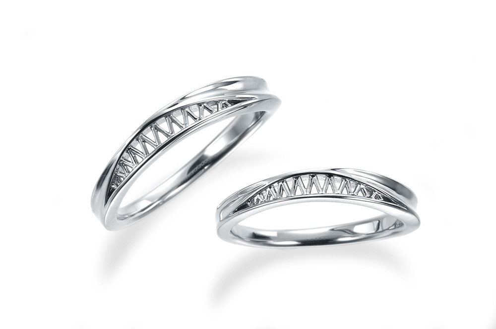 ブルージュの橋リング　レディース【サイズ：8号～16号（1号刻み）】