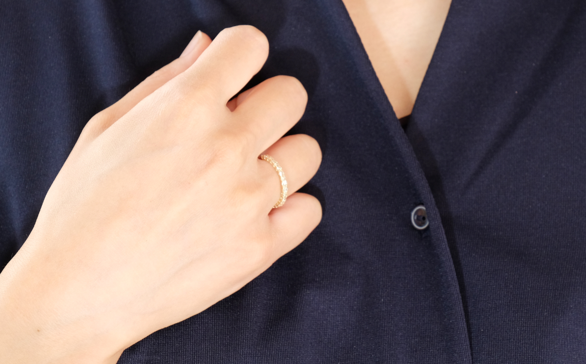 K18YG　ダイヤモンド　リング　0.50ct　17778B　K18　DIA　R【サイズ：10号～18号】