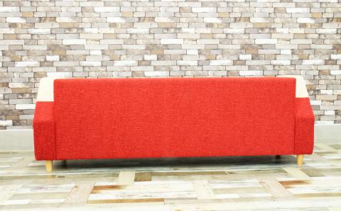 富士山ソファー3人掛 ソファータイプⅡ(紅富士)【完成品開梱設置】