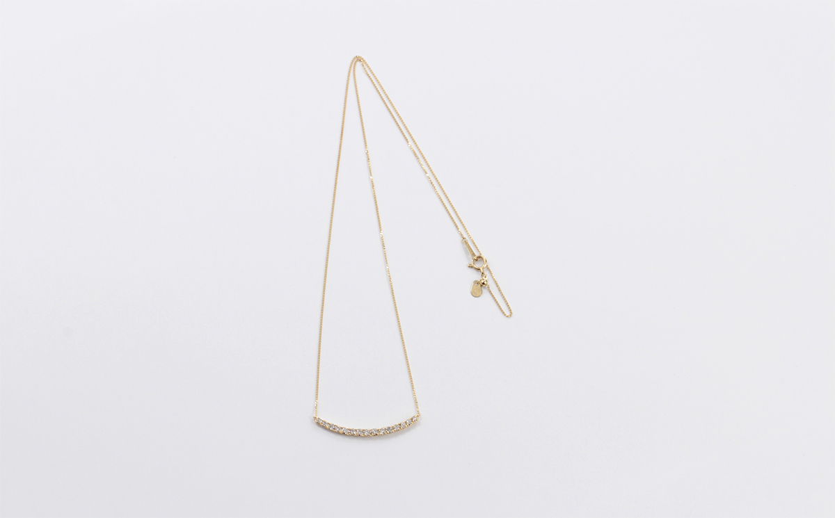 K18YG　ダイヤモンド　ネックレス　0.50ct　17780B　K18　DIA　PN