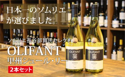 【ソムリエ長谷部賢氏セレクト】OLIFANT 甲州シュール・リー　2本セット