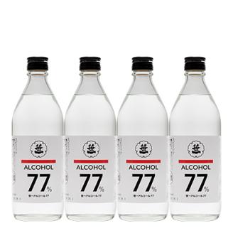 笹一アルコール77　500ml×4本