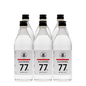 笹一アルコール77　500ml×6本