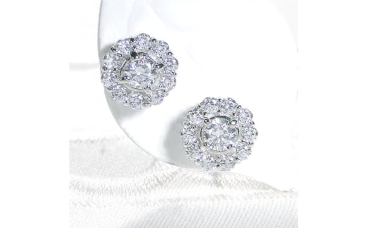 ピアス プラチナ PT900 ダイヤモンド 0.7ct 【f217-pt】 [オーダーメイドジュエリーメイ 山梨県 韮崎市 20742936] ペンダント ジュエリー アクセサリー ダイヤ 宝石