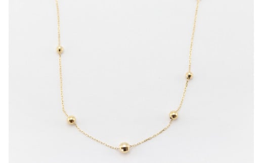 ネックレス K18 ミラーボール ステーション Islauth31 [Islauth 山梨県 韮崎市 20743200] アクセサリー ネックレス ジュエリー シンプル おしゃれ プレゼント ギフト 贈りもの 贈答