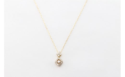 ペンダント K10YG ダイヤメレー数付 Islauth41 [Islauth 山梨県 韮崎市 20743202] アクセサリー ネックレス ジュエリー ダイヤ シンプル おしゃれ プレゼント ギフト 贈りもの 贈答