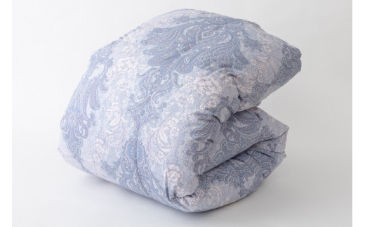 羽毛布団 シングル マザーグース ダウン 95％1.2kg ポーランド産 80番手サテン (エリーヌブルー) 本掛け / 川村羽毛 / 山梨県 韮崎市 [20743605] 羽毛 布団 羽毛ふとん 本掛け布団