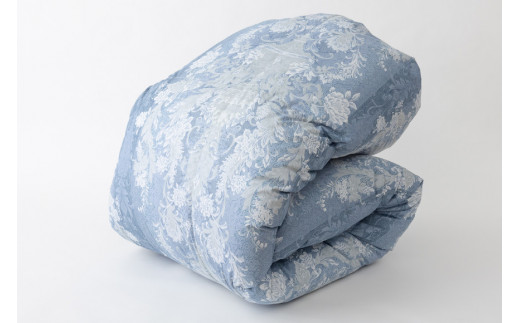 羽毛布団 シングル マザーグース ダウン95％1.2kg ポーランド産 80番手サテン (アリーチェブルー) 本掛け / 川村羽毛 / 山梨県 韮崎市 [20743607] 羽毛 布団 羽毛ふとん 本掛け布団