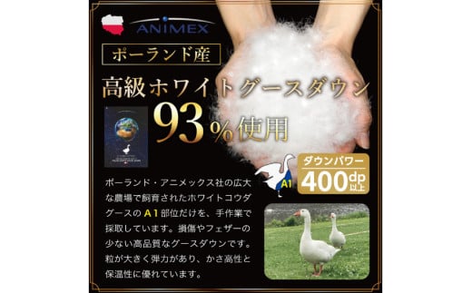 【春夏用】洗える! 羽毛布団 ダウンケット ダブル ホワイトグース93% 0.6kg 抗菌防臭 無地 アイボリー [川村羽毛 山梨県 韮崎市 20745035] 羽毛 布団 ふとん 羽毛ふとん 掛け布団 肌掛け布団 寝具 夏用 洗える コインランドリー