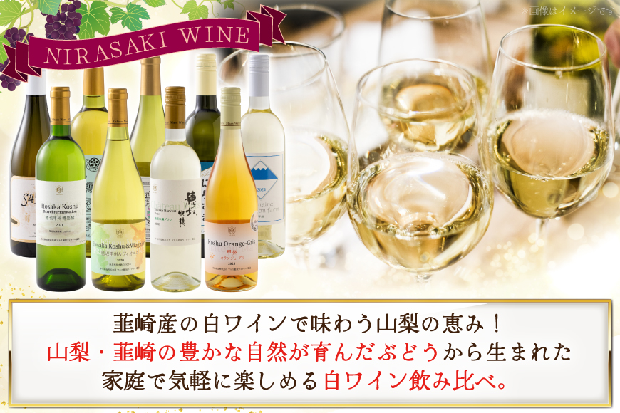 ワイン 白ワイン好き必見！お得な白ワイン9本 飲み比べセット 750ml×8本 720ml×1本 [株式会社まあめいく 山梨県 韮崎市 20745324] ワイン Wine わいん 白ワイン 飲み比べセット お酒 酒 山梨ワイン セット