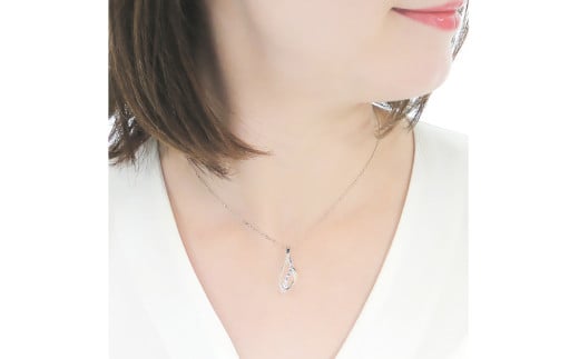 ネックレス プラチナ PT900【0.33ct】ダイヤモンド リーフ ペンダント 葉 雫 ドロップ レディース 【f263-pt】 [株式会社オーダーメイドジュエリーメイ 山梨県 韮崎市 20742672] アクセサリー アクセ ジュエリー ダイヤ レディース