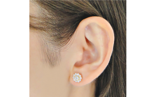 ピアス K18YG イエローゴールド ダイヤモンド 0.7ct 【f217-k18yg】 [オーダーメイドジュエリーメイ 山梨県 韮崎市 20742935] ジュエリー アクセサリー ダイヤ K18 18金 宝石