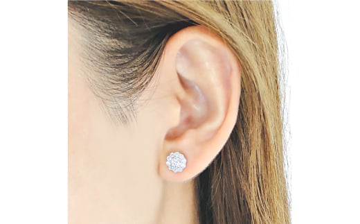 ピアス プラチナ PT900 ダイヤモンド 0.7ct 【f217-pt】 [オーダーメイドジュエリーメイ 山梨県 韮崎市 20742936] ペンダント ジュエリー アクセサリー ダイヤ 宝石