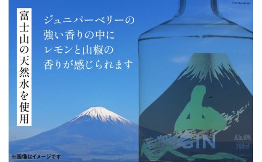 ジン 山ジン 700ml×12本 [サン.フーズ 山梨県 韮崎市 20743032] 酒 お酒 スピリッツ ジン 蒸留酒 国産 カクテル JIN ソーダ割り