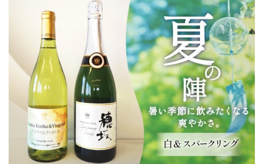 ワイン 白 スパークリング おまかせ マルスワイン2本セット ～夏の陣～ [本坊酒造 マルス穂坂ワイナリー 山梨県 韮崎市 20743116] 白ワイン スパークリングワイン 夏のワイン シャトーマルス