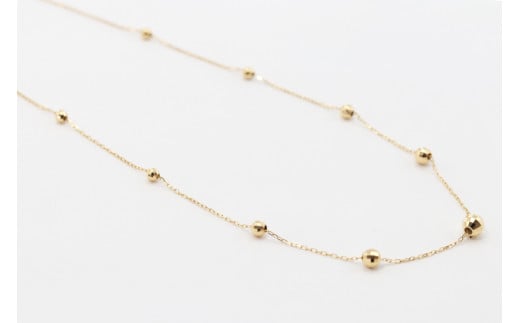 ネックレス K18 ミラーボール ステーション Islauth26 [Islauth 山梨県 韮崎市 20743196] アクセサリー ネックレス ジュエリー シンプル おしゃれ プレゼント ギフト 贈りもの 贈答