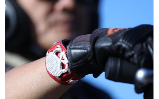 ブレスレット Go-Guts スカルモチーフ SV925 キュービック 【gg001-sv】 [オーダーメイドジュエリーメイ 山梨県 韮崎市 20743570] アクセ 腕輪 ブッテーロ 革